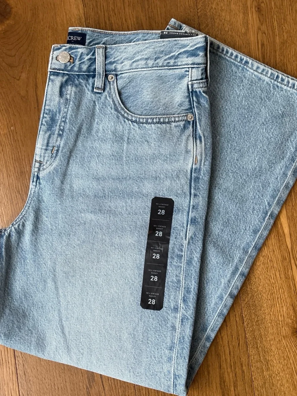 NEW J.Crew 90’s vintage baggy jeans Size 28 #denim 100% cotton